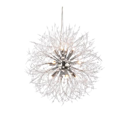 A large image of the Elegant Lighting 3507D24 Chrome