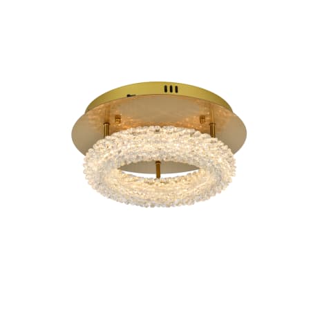 A large image of the Elegant Lighting 3800F14 Satin Gold