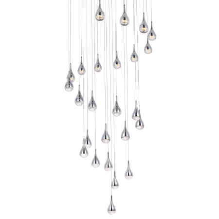 A large image of the Elegant Lighting 3825D42 Chrome