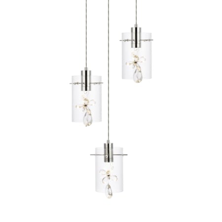 A large image of the Elegant Lighting 5202D16 Chrome