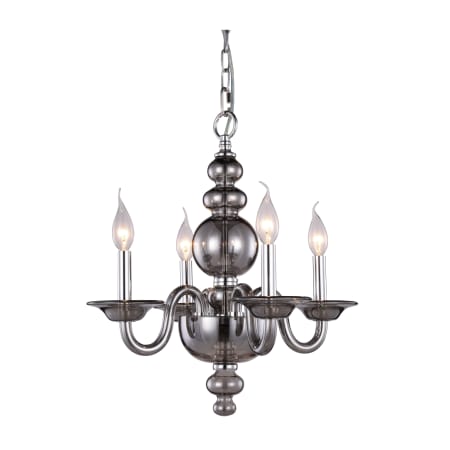 A large image of the Elegant Lighting 7872D17 Silver Shade