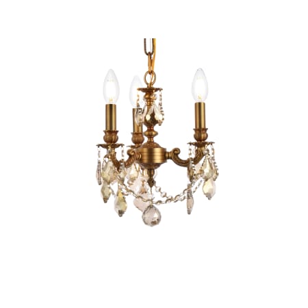 A large image of the Elegant Lighting 9103D10-GT/RC French Gold