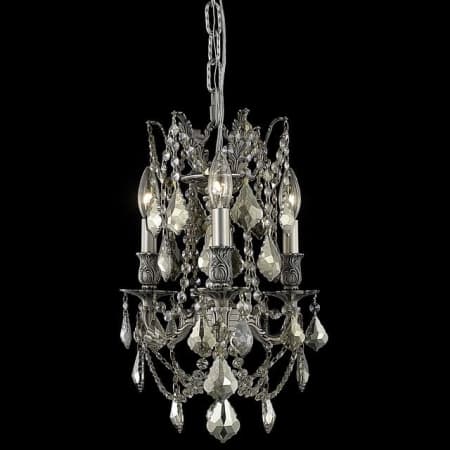 A large image of the Elegant Lighting 9203D13-GT/RC Pewter