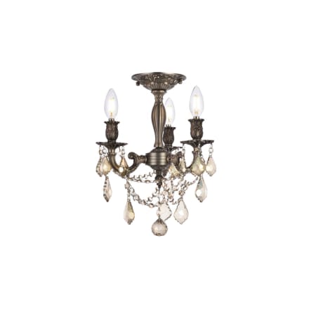 A large image of the Elegant Lighting 9203F13-GT/RC Pewter