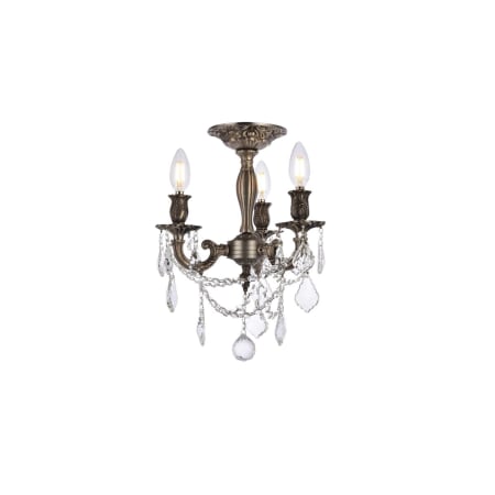 A large image of the Elegant Lighting 9203F13/RC Pewter