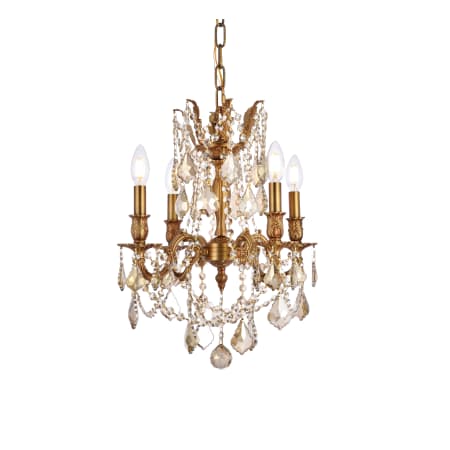 A large image of the Elegant Lighting 9204D17-GT/RC French Gold