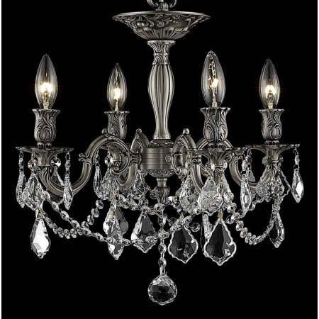 A large image of the Elegant Lighting 9204F17/RC Pewter