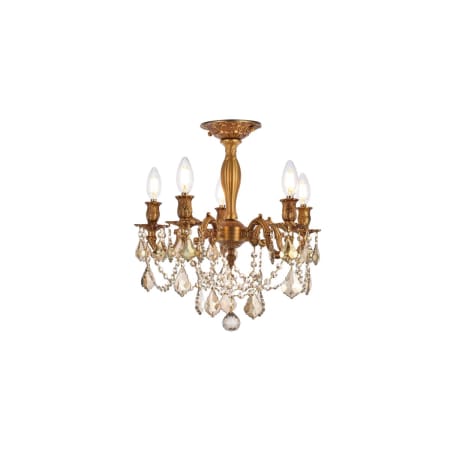 A large image of the Elegant Lighting 9205F18-GT/RC French Gold