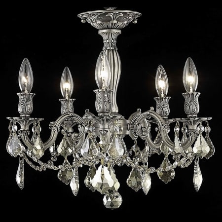A large image of the Elegant Lighting 9205F18-GT/RC Pewter