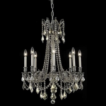 A large image of the Elegant Lighting 9208D24-GT/RC Pewter