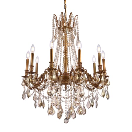 A large image of the Elegant Lighting 9210D28-GT/RC French Gold