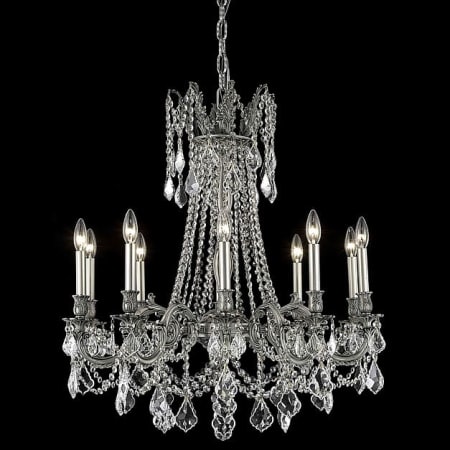 A large image of the Elegant Lighting 9210D28/RC Pewter