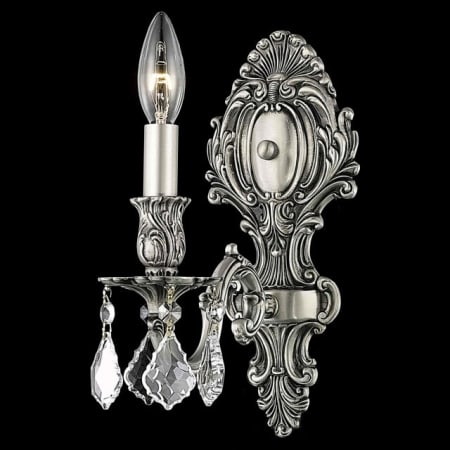 A large image of the Elegant Lighting 9601W5/RC Pewter