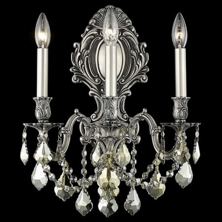A large image of the Elegant Lighting 9603W14-GT/RC Pewter
