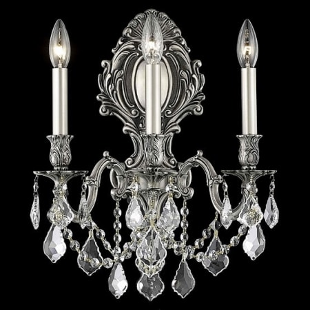 A large image of the Elegant Lighting 9603W14/RC Pewter