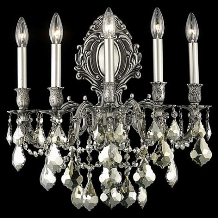 A large image of the Elegant Lighting 9605W21-GT/RC Pewter