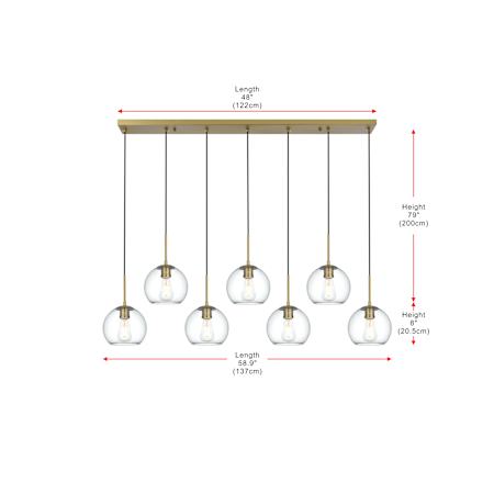 A large image of the Elegant Lighting LD2230 Alternate Image