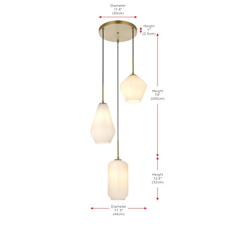 A large image of the Elegant Lighting LD2269 Alternate Image