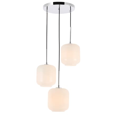 A large image of the Elegant Lighting LD2275 Chrome