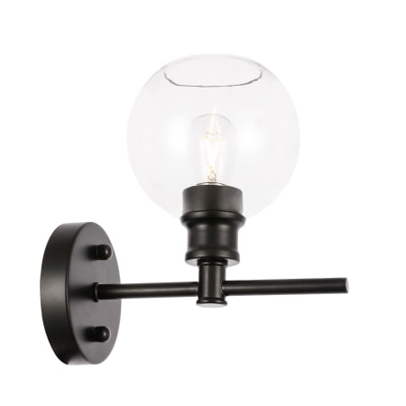 A large image of the Elegant Lighting LD2310 Black