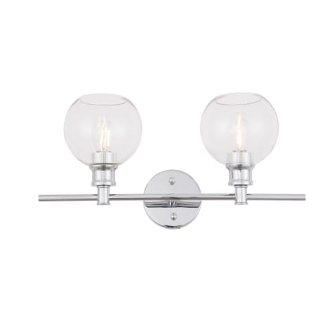 A large image of the Elegant Lighting LD2314 Chrome