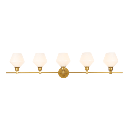 A large image of the Elegant Lighting LD2325 Brass