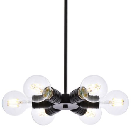 A large image of the Elegant Lighting LD2338 Black