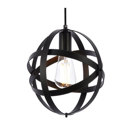 A large image of the Elegant Lighting LD2341 Black