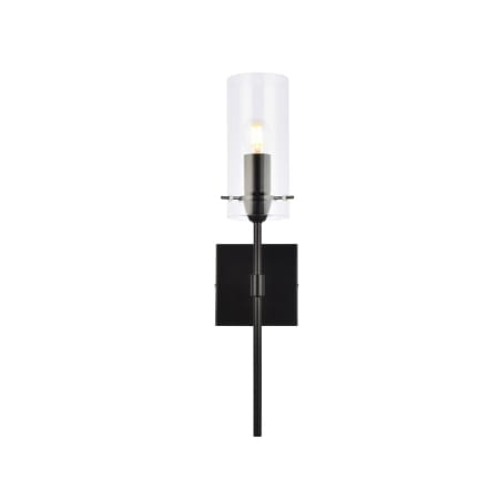 A large image of the Elegant Lighting LD2361 Black / Clear