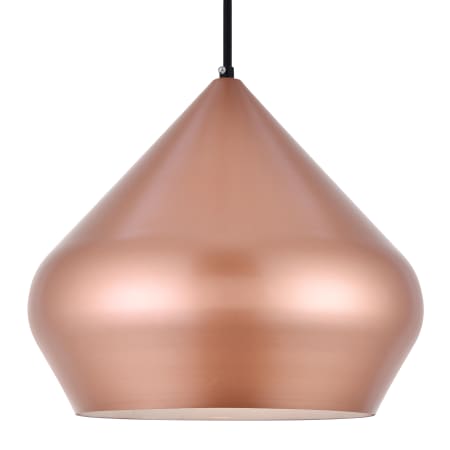 A large image of the Elegant Lighting LD2402 Honey Gold