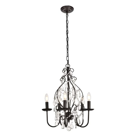 A large image of the Elegant Lighting LD5003D17 Oil Rubbed Bronze