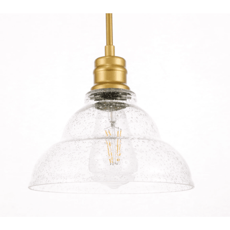 A large image of the Elegant Lighting LD6216 Brass