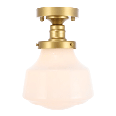 A large image of the Elegant Lighting LD6249 Brass