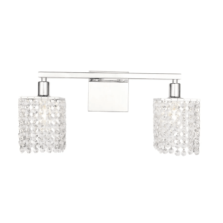 A large image of the Elegant Lighting LD7008 Chrome