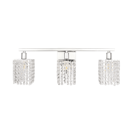 A large image of the Elegant Lighting LD7010 Chrome