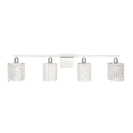 A large image of the Elegant Lighting LD7012 Chrome