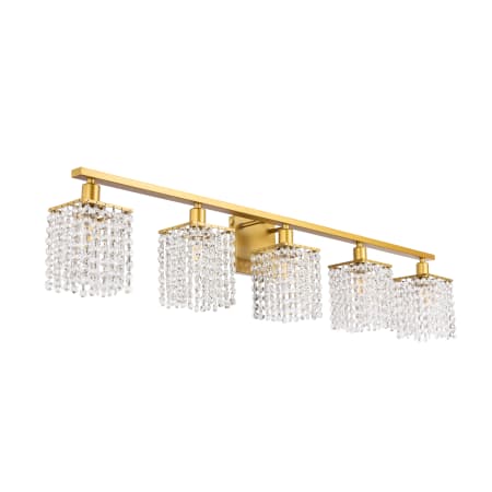 A large image of the Elegant Lighting LD7014 Side View