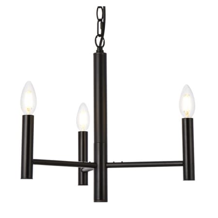 A large image of the Elegant Lighting LD7059D17 Black