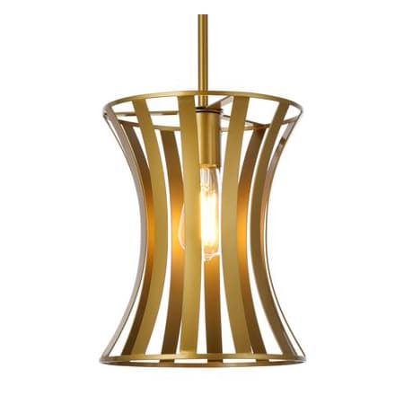 A large image of the Elegant Lighting LD7076D10 Brass