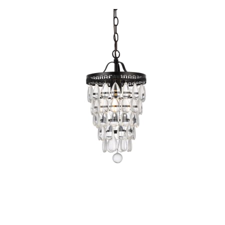 A large image of the Elegant Lighting LD714D9 Black