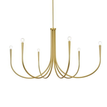 A large image of the Elegant Lighting LD722D50 Brass