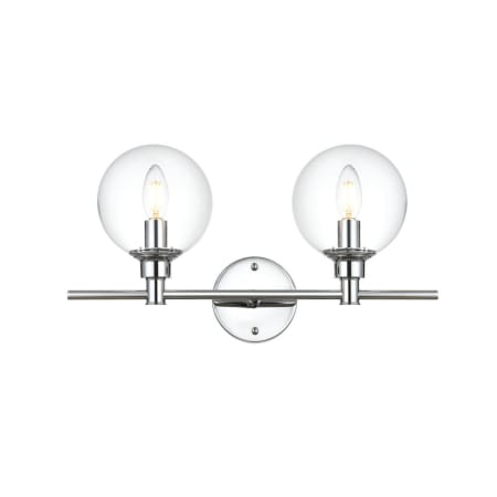 「高評価！」注目のレビュ / Chrome LD7318W19CH Lighting Elegant Clear Light 2 Jaelynn フェイスパウダー