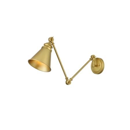 A large image of the Elegant Lighting LD7323W6 Brass