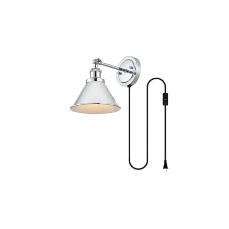 A large image of the Elegant Lighting LD7329W7 Alternate Image