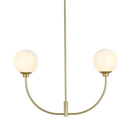 A large image of the Elegant Lighting LD816D30 Brass