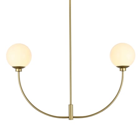 A large image of the Elegant Lighting LD816D36 Brass