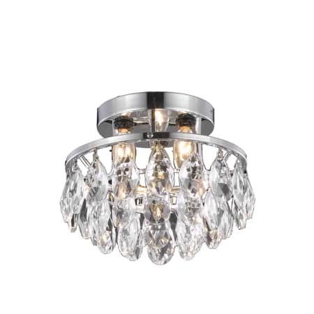 A large image of the Elegant Lighting LD9805F10(872) Chrome