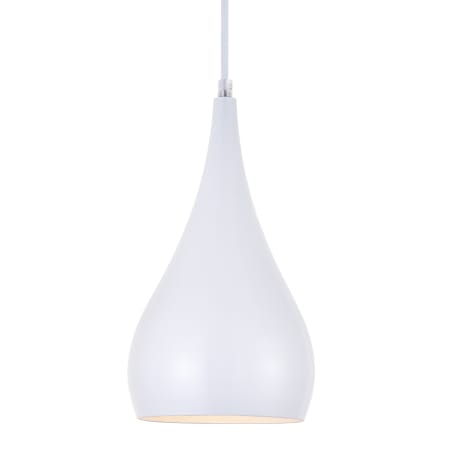 A large image of the Elegant Lighting LDPD2001 White