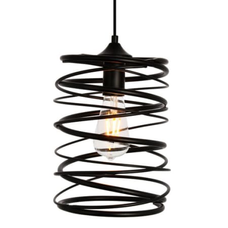 A large image of the Elegant Lighting LDPD2086 Black