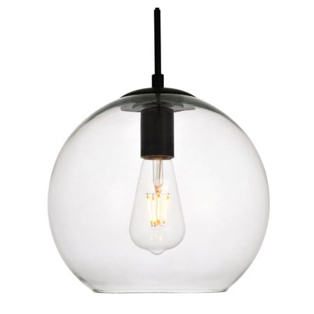 A large image of the Elegant Lighting LDPD2113 Black